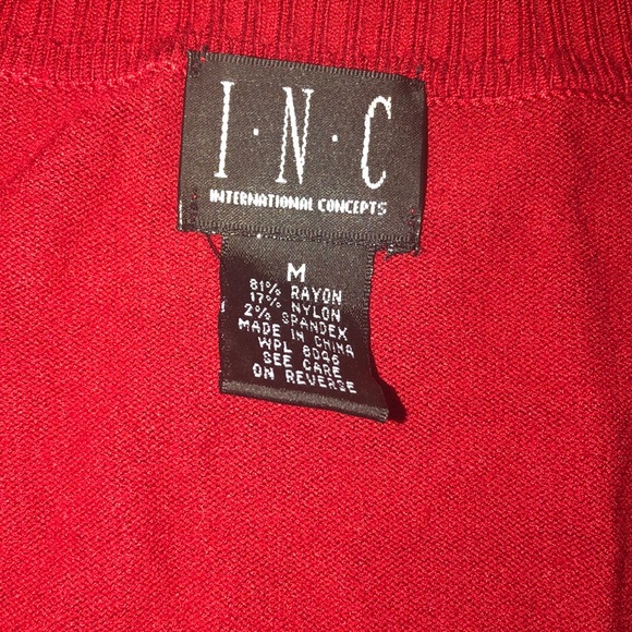 INC red sweater - Picture 3 of 7